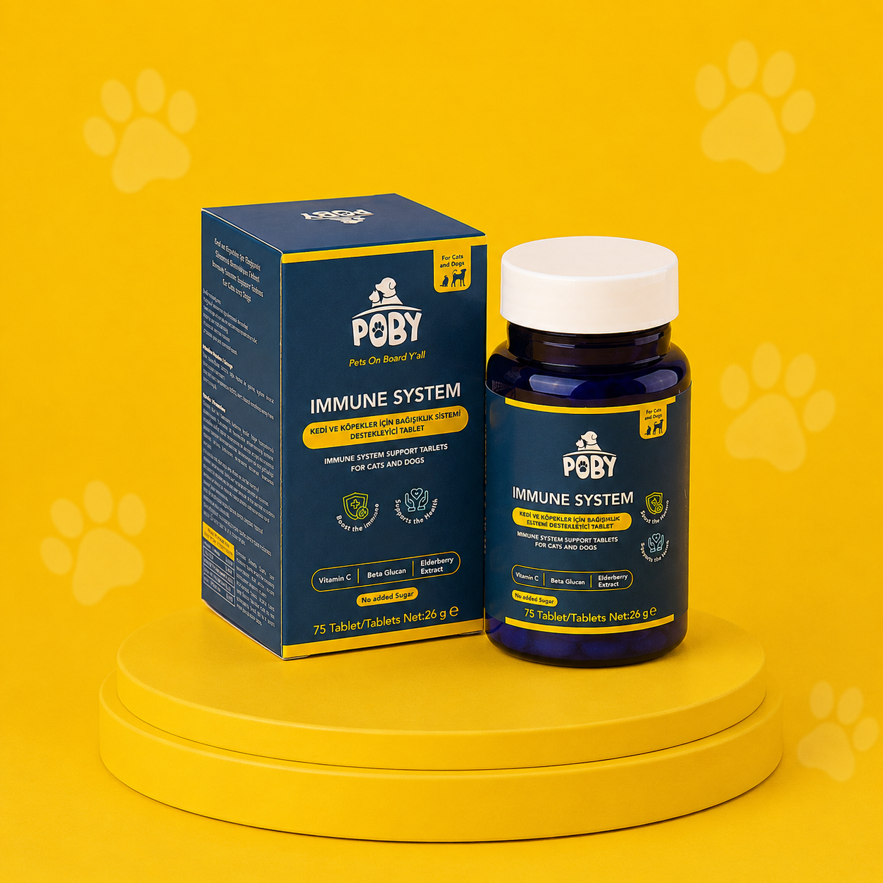 Kedi Ve Köpekler İçin Bağışıklık Sistemini Destekleyici Immune Tablet