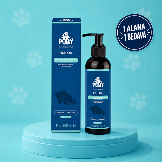 Kedi ve Köpekler için Balık Yağı (Omega 3 & 6 İçerikli Deri, Tüy, Eklem ve Kalp Sağlığı Destekleyici)