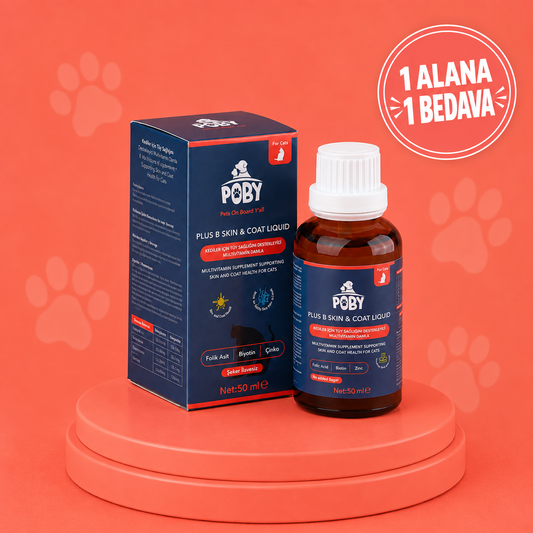 Kediler İçin Tüy Sağlığını Destekleyici Multivitamin Plus B Damla